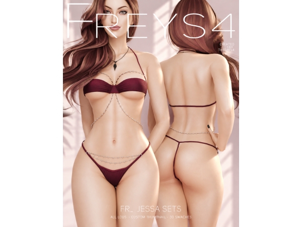 Alpha FR_Nessa Sets - The Sims 4 Custom Content