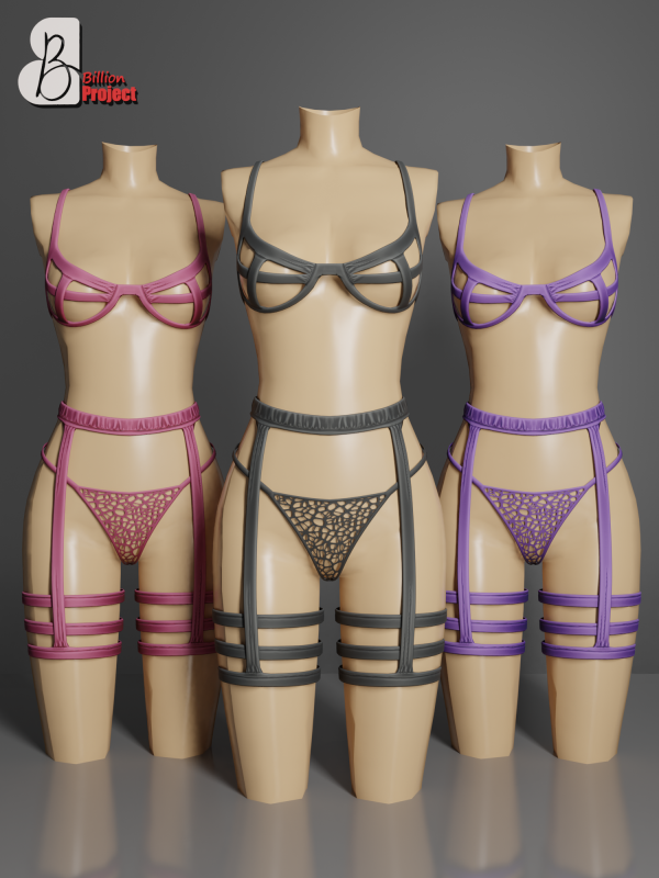 Alpha BillionProject Revitary Lingerie by billion_project666 - The Sims 4 Custom Content