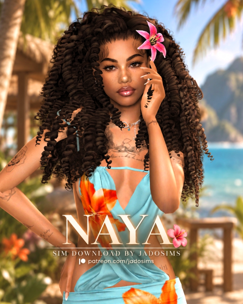 Alpha Naya (Sim Download) by shopwithflynnn - The Sims 4 Custom Content