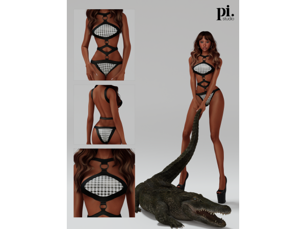 Alpha Beyoncés Roberto Cavalli BDay Bodysuit (Patreon) - The Sims 4 Custom Content
