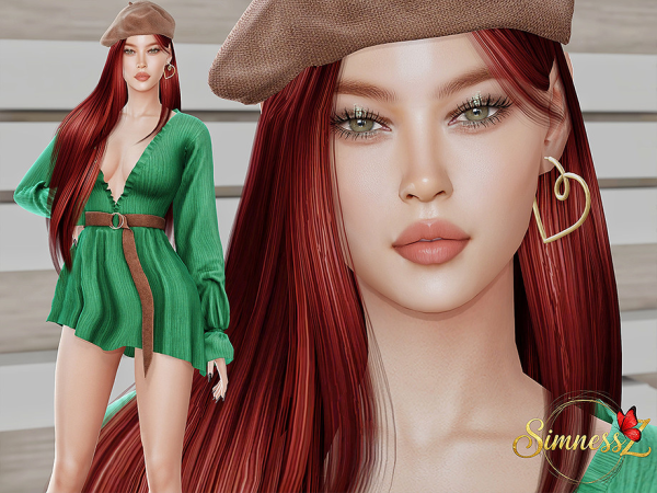 Alpha Erikka Sommer by SimnessZ1 - The Sims 4 Custom Content