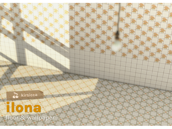 Maxis Match ilona floor wall tiles by kirsicca - The Sims 4 Custom Content
