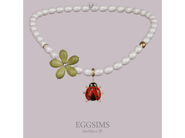 Alpha [EGGSIMS] necklace 35 - The Sims 4 Custom Content