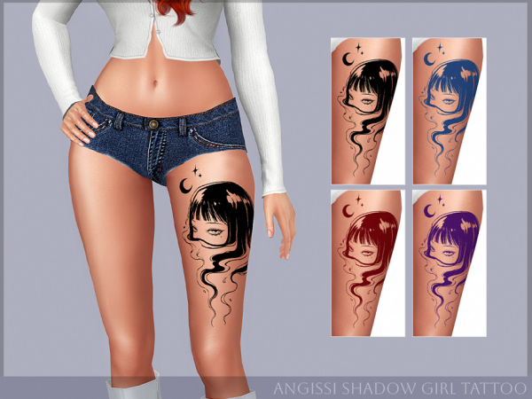Shadow Girl Tattoo by ANGISSI