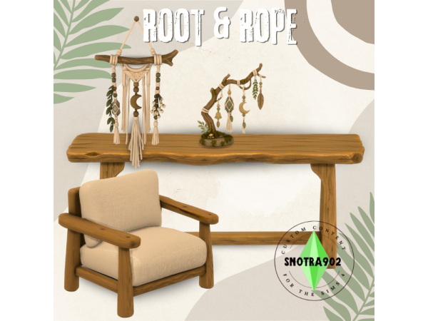 Maxis Match Root Rope by Snotra902 - The Sims 4 Custom Content