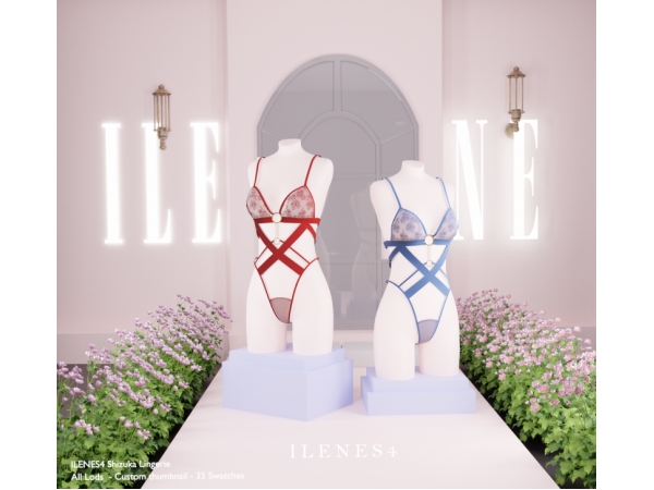 Alpha ILN Shizuka Lingerie - The Sims 4 Custom Content