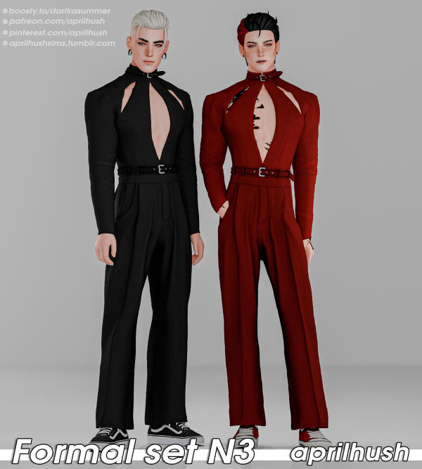 Alpha Formal set N3 by simsfinds - The Sims 4 Custom Content