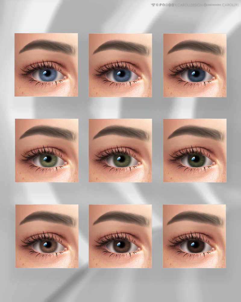 Alpha Lily Eyes HQ by carolldesign - The Sims 4 Custom Content