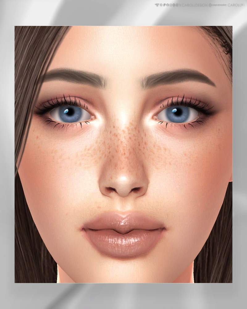 Alpha Lily Lip Preset HQ by carolldesign - The Sims 4 Custom Content