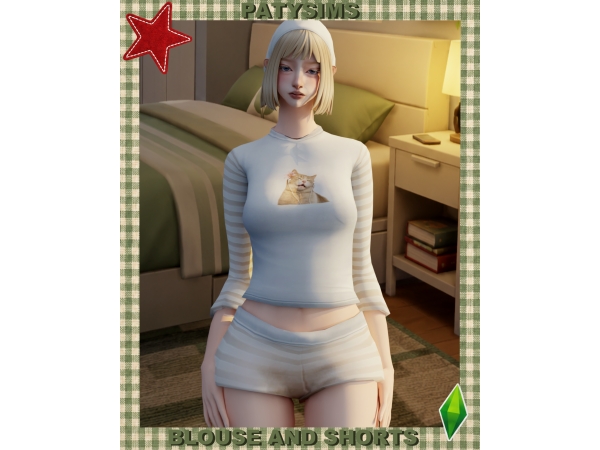 Mix Pajama set - The Sims 4 Custom Content