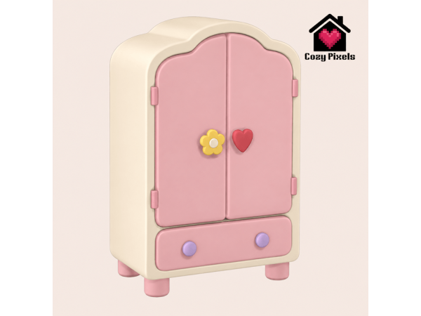 Maxis Match Doll Wardrobe by CozyPixels01 - The Sims 4 Custom Content