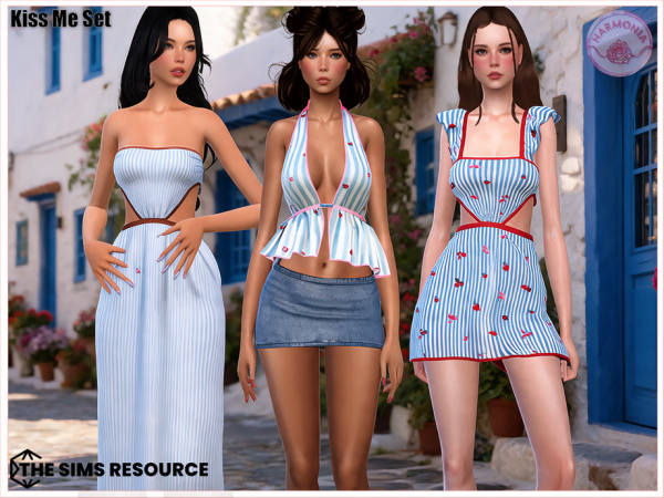Alpha Kiss Me Set - The Sims 4 Custom Content