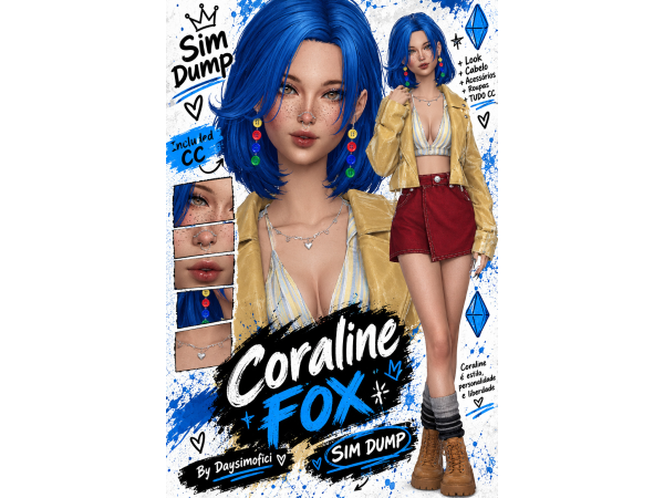 Mix 𝑪𝒐𝒓𝒂𝒍𝒊𝒏𝒆 𝑺𝒑𝒆𝒄𝒊𝒂𝒍 by daysimofici - The Sims 4 Custom Content