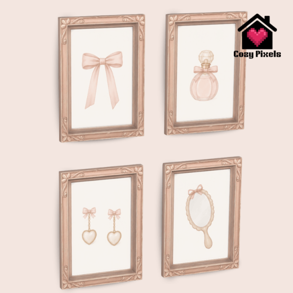 Maxis Match Pretty Little Things by simsfinds - The Sims 4 Custom Content