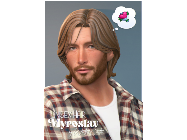 Maxis Match Myroslav (Unisex Hair) by wistfulcastle - The Sims 4 Custom Content