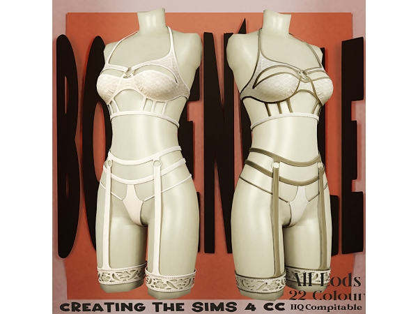 Alpha Boe_Evelyn Elyna Lingerie - The Sims 4 Custom Content