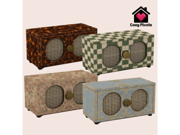 Maxis Match Eclectic Dresser by CozyPixels01 - The Sims 4 Custom Content