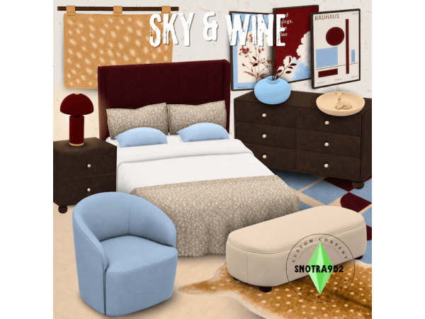 Maxis Match Sky Wine by Snotra902 - The Sims 4 Custom Content