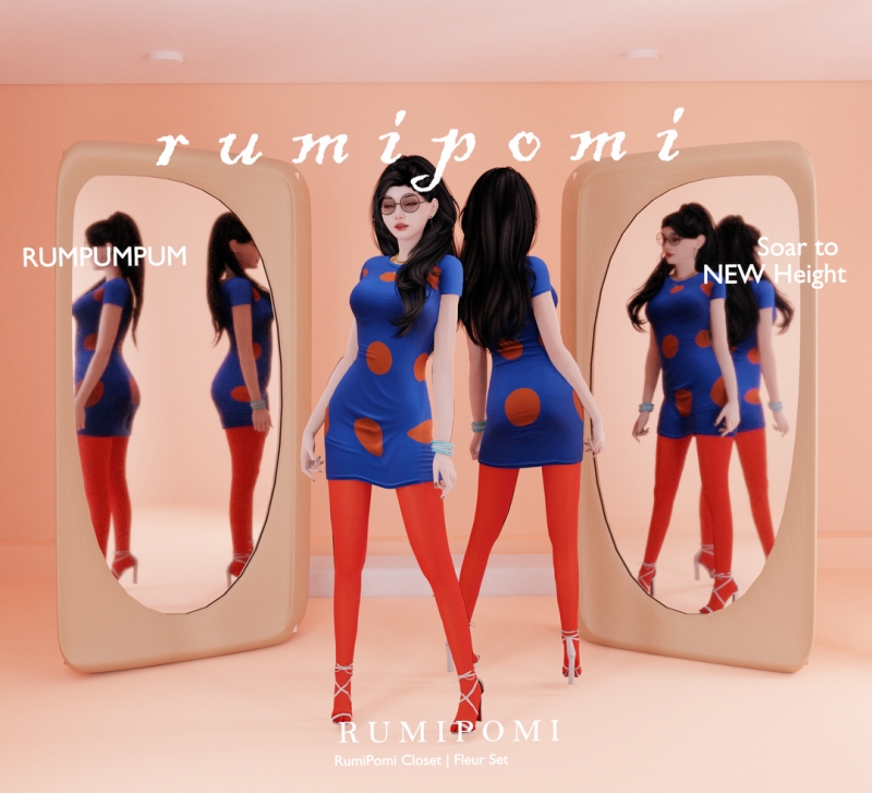 Alpha Rumpumpum_Fleur Outfit Set by rumi_pomi - The Sims 4 Custom Content