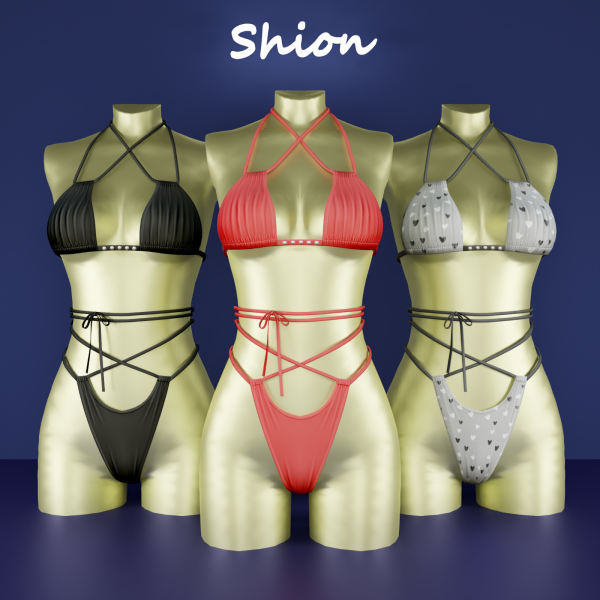 Alpha Shion Naya Bikini by shion_sims - The Sims 4 Custom Content