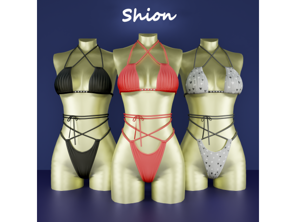 Alpha Shion Naya Bikini - The Sims 4 Custom Content