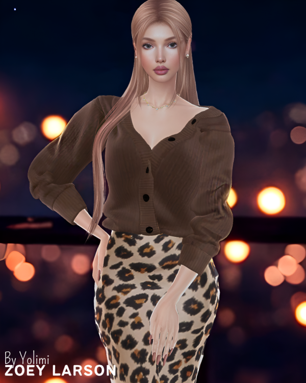 Alpha Zoey Larson by yolimi - The Sims 4 Custom Content