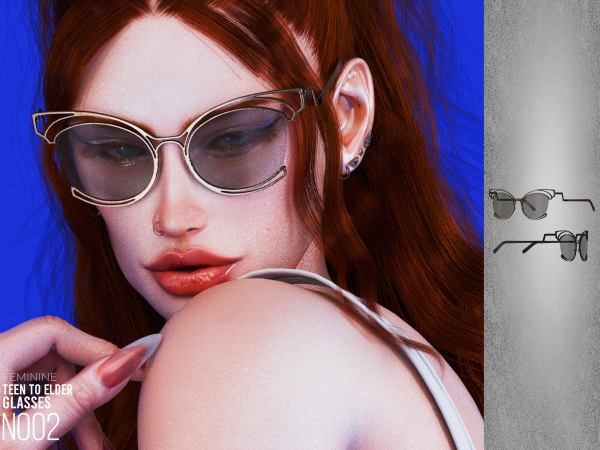 Alpha AF GLASSES N002 - The Sims 4 Custom Content
