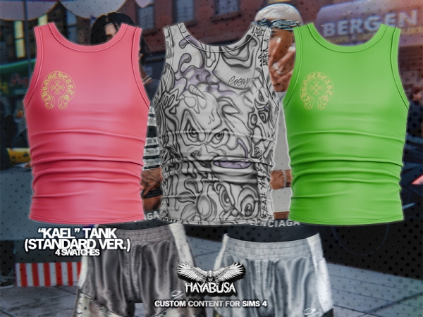 Alpha HAYABUSA KAEL Tank (Standard Version) - The Sims 4 Custom Content
