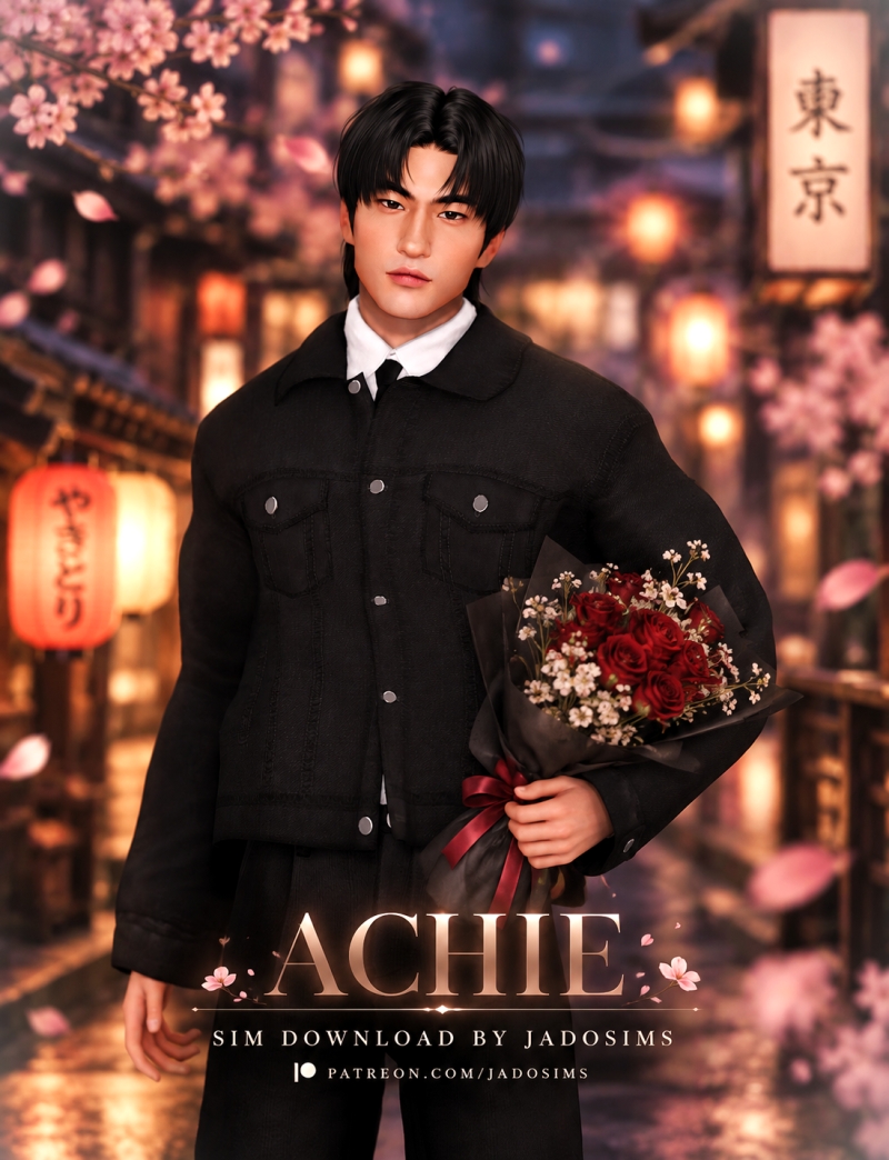 Alpha Achie (Sim Download) by shopwithflynnn - The Sims 4 Custom Content