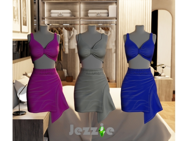Alpha JEZZIETS4 KAILA OUTFIT - The Sims 4 Custom Content