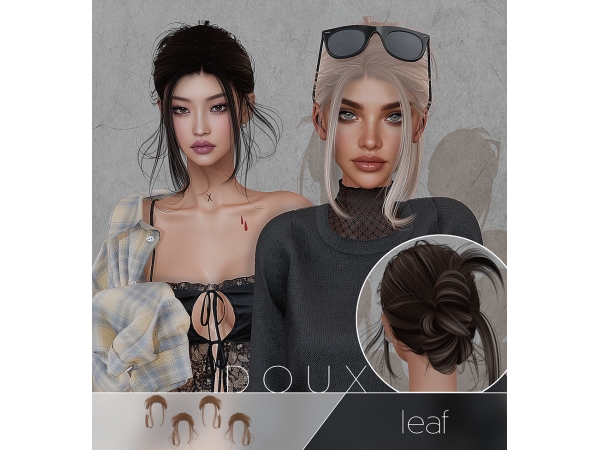 Alpha DOUX LEAF - The Sims 4 Custom Content