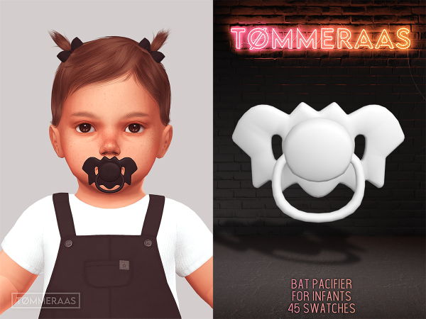 Mix TØMMERAAS Bat Pacifier for Infants - The Sims 4 Custom Content