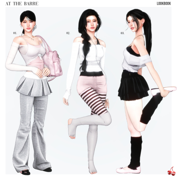 Alpha THE BALLET EDIT Lookbook by simsfinds - The Sims 4 Custom Content
