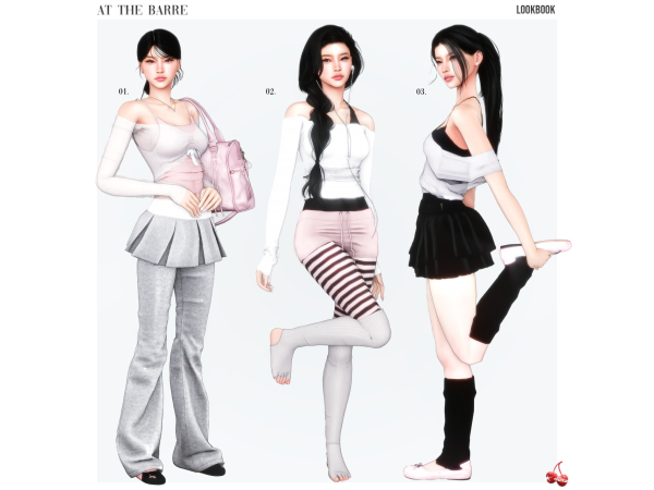 Alpha THE BALLET EDIT Lookbook by ch3rrysimz - The Sims 4 Custom Content