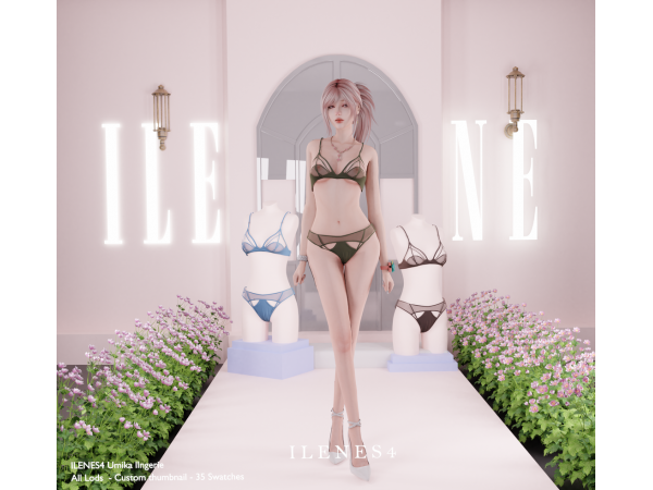 Alpha ILN Umika Lingerie - The Sims 4 Custom Content