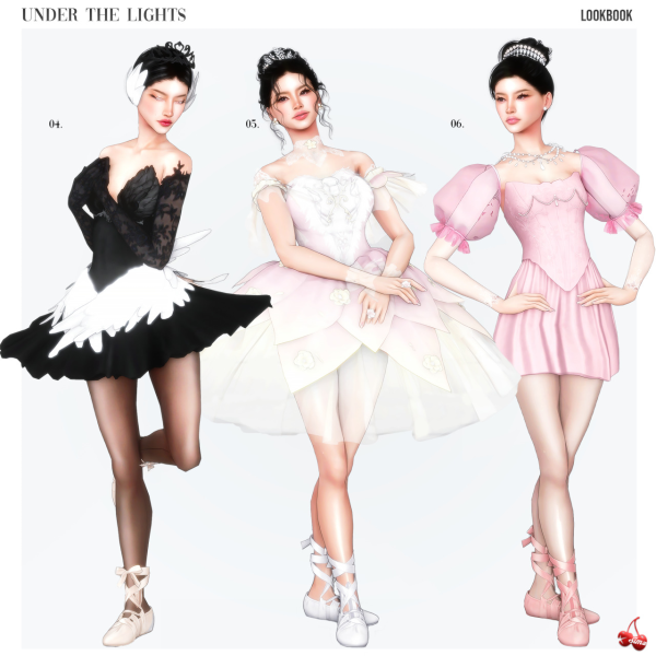 Alpha THE BALLET EDIT Lookbook by simsfinds - The Sims 4 Custom Content