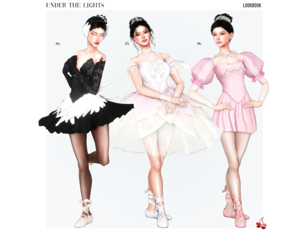 Alpha THE BALLET EDIT Lookbook by ch3rrysimz - The Sims 4 Custom Content