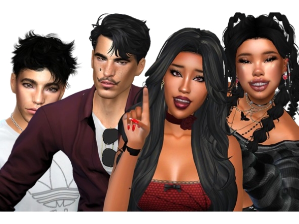 Mix Goth Extreme Makeover - The Sims 4 Custom Content