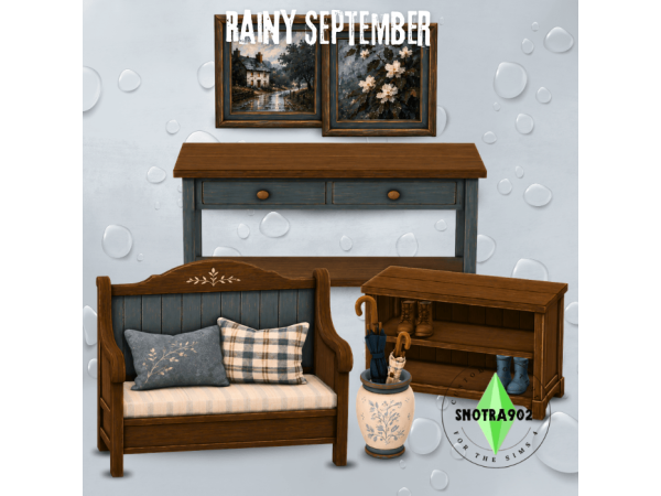 Maxis Match Rainy September by Snotra902 - The Sims 4 Custom Content