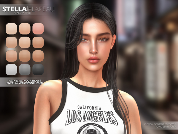 Alpha leLAPEAU Stella Skin and Overlay by VentaStudio - The Sims 4 Custom Content