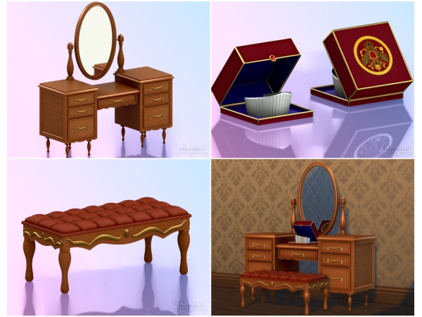 Mix Furniture Anastásia - The Sims 4 Custom Content
