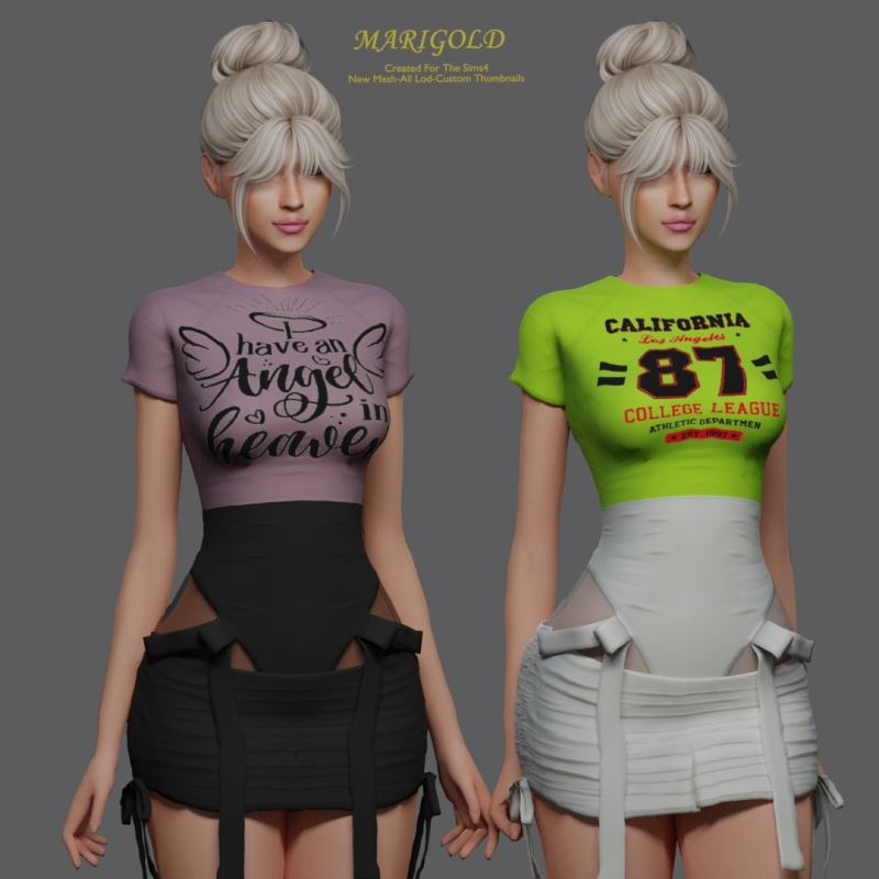 Alpha MARIGOLD TS4_NABILA by marigoldsims - The Sims 4 Custom Content