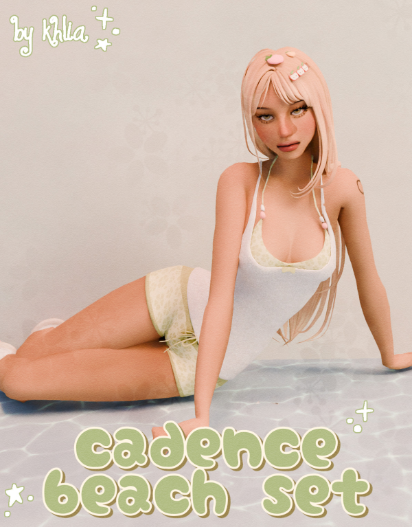 Maxis Match cadence bikini set by simsfinds - The Sims 4 Custom Content
