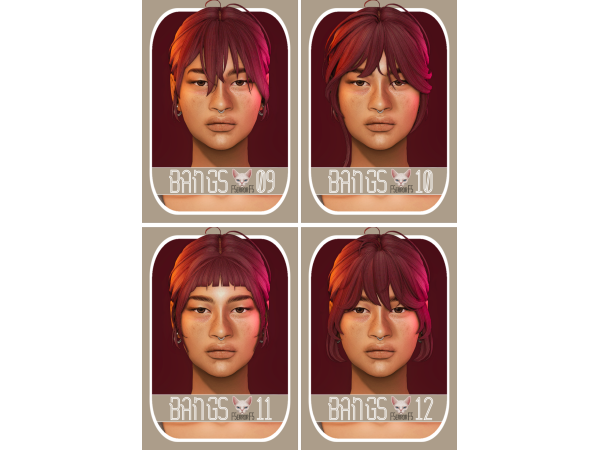 Maxis Match BASE BANGS (LongCUT_11) Pt3 by f5errorf5 - The Sims 4 Custom Content