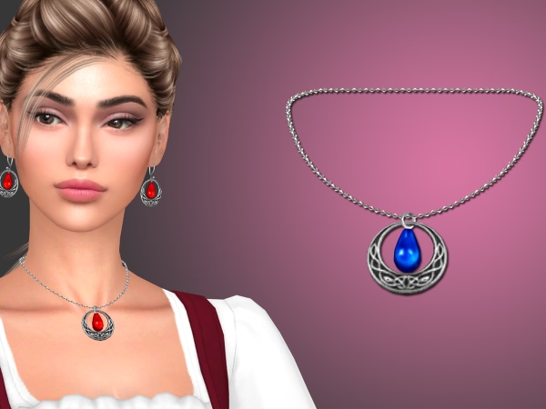 Alpha Jane Necklace - The Sims 4 Custom Content
