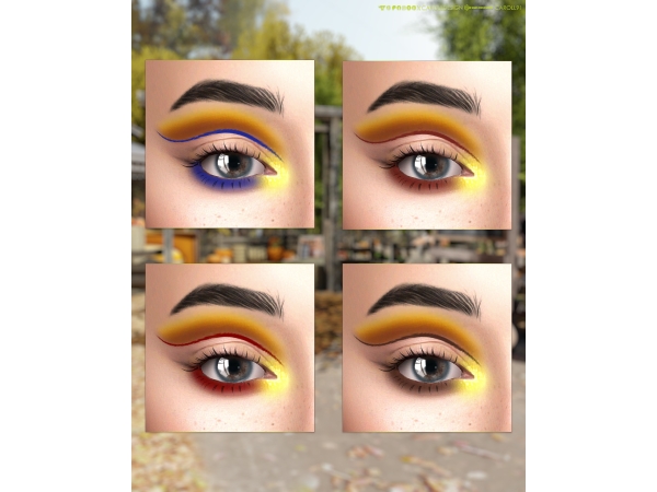 Alpha Countryside Charm Woody Eyeshadow HQ - The Sims 4 Custom Content