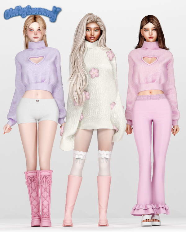 Alpha Stay Cute Set by ohmybunnny2 - The Sims 4 Custom Content