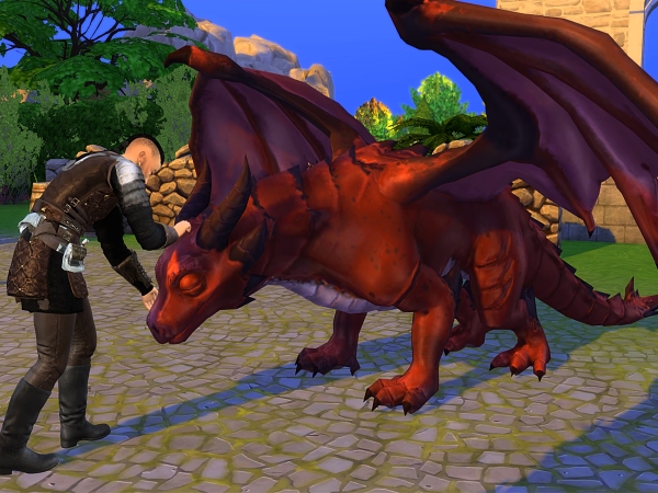 Alpha Dragons - The Sims 4 Custom Content