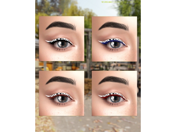 Alpha Countryside Charm Woody Eyeliner HQ - The Sims 4 Custom Content