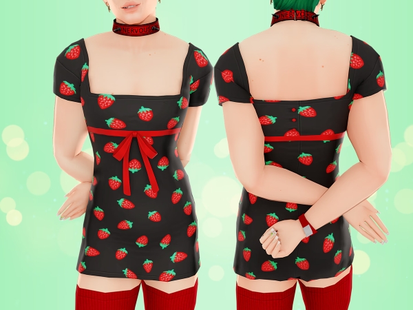 Maxis Match Willow Dress Male - The Sims 4 Custom Content